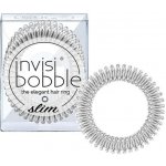 Invisibobble Slim Chrome Sweet Chrome, 3 kusy originální vlasové gumičky chromové